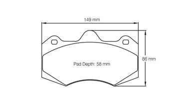 Pagid Racing Brake Pads No. 4346 - Discovery Parts
